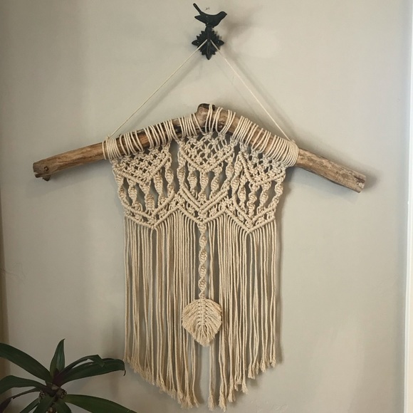 Boho Macrame Wall Hanging - Picture 1 of 4